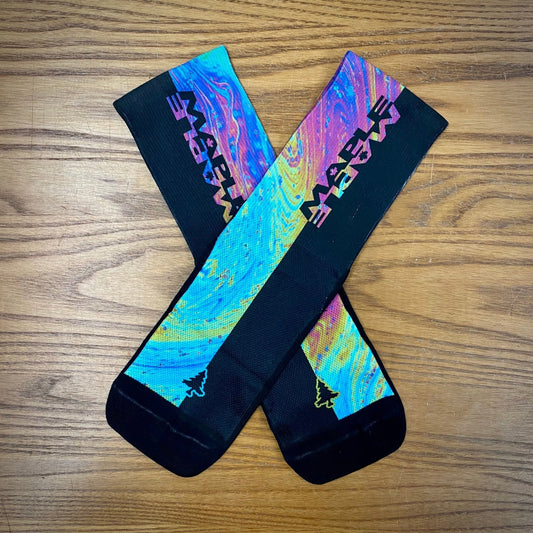 Maple Flip SUB6 6" Socks - Oil Slick - Ride Maple