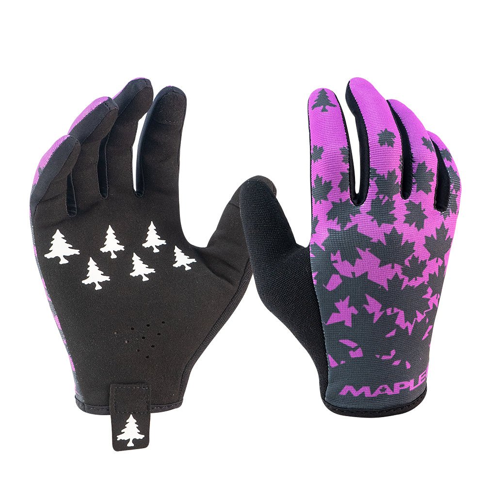 Maple LOTW SendIt Gloves - Purple / Graphite - Ride Maple