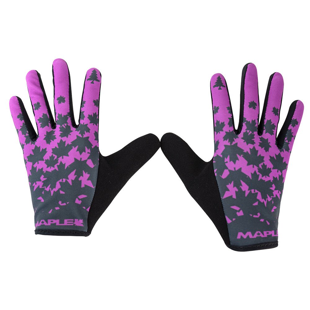 Maple LOTW SendIt Gloves - Purple / Graphite - Ride Maple