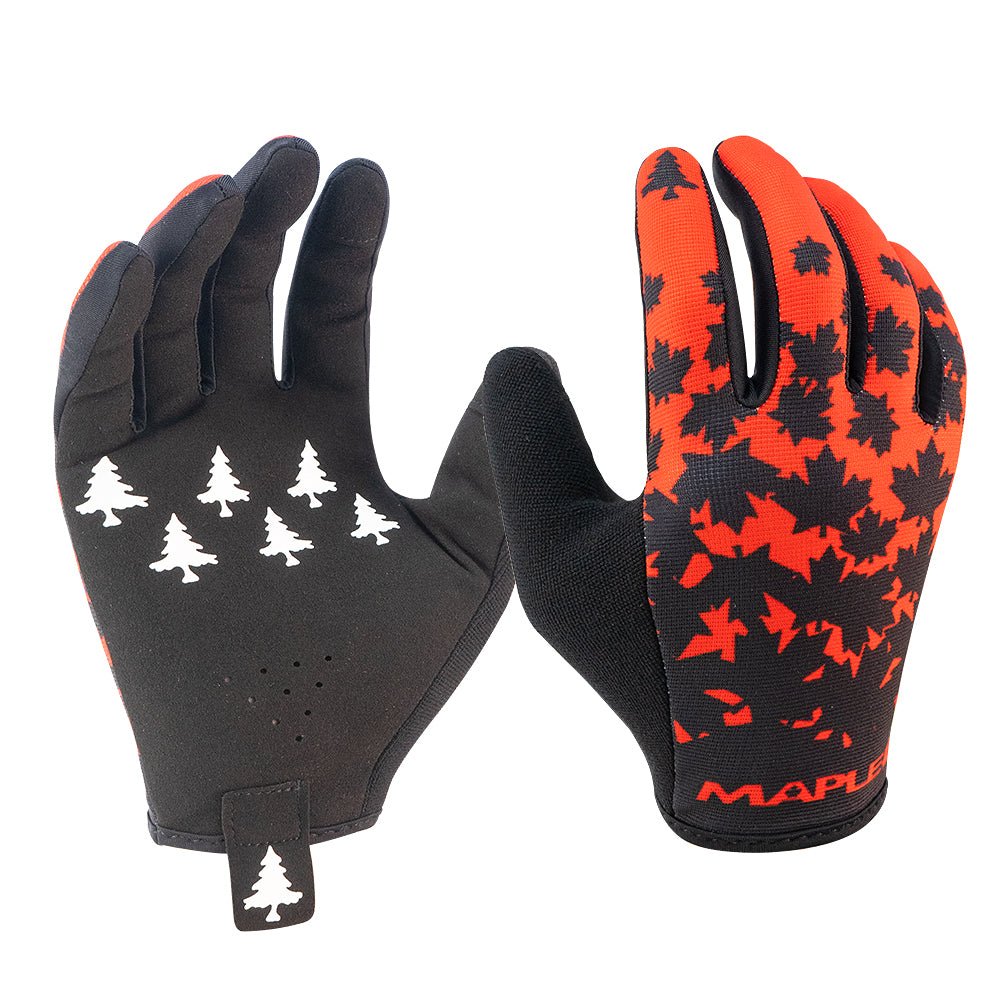 Maple LOTW SendIt Gloves - Red / Black - Ride Maple