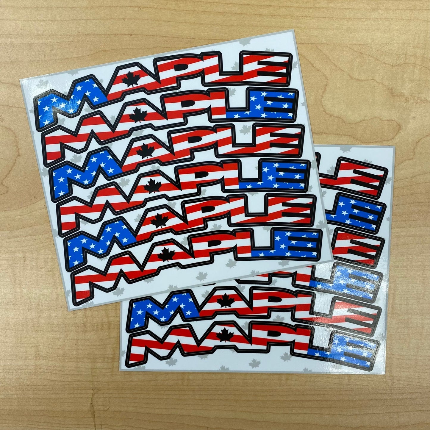 Maple Super Custom Replacement Decals - Ride Maple