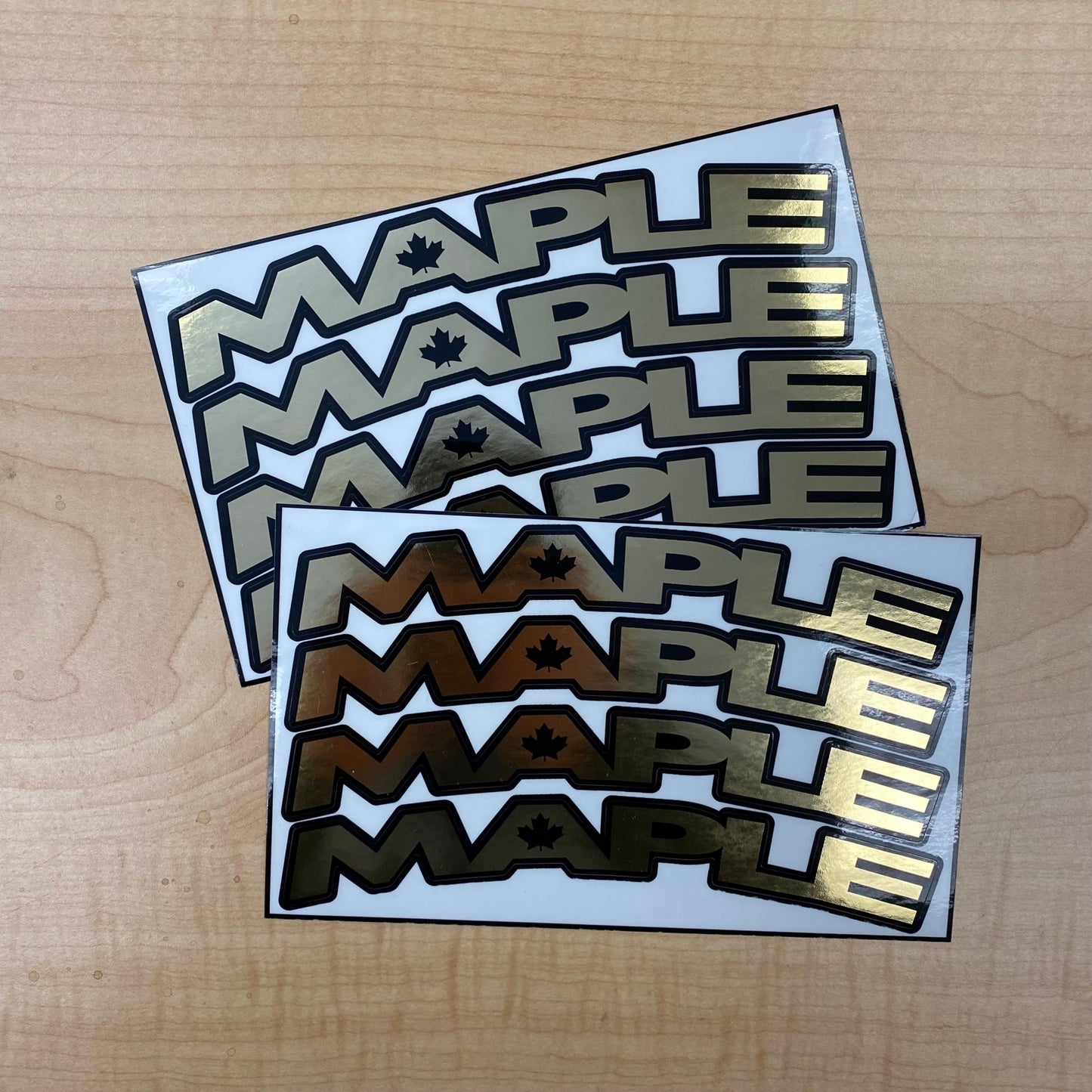 Maple Super Custom Replacement Decals - Ride Maple