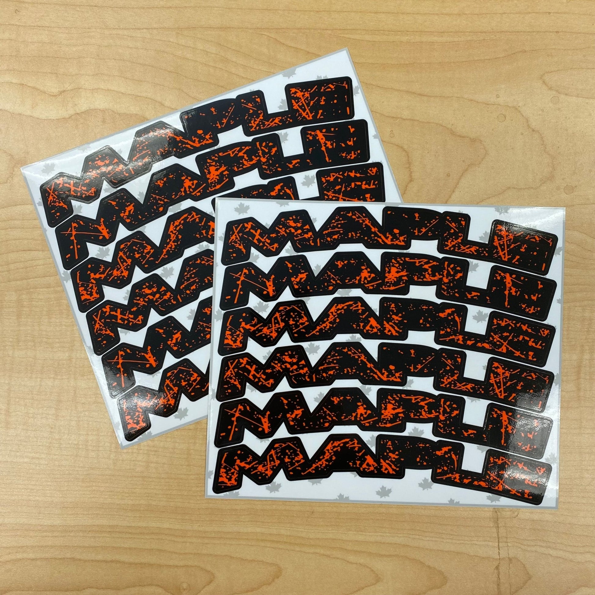 Maple Super Custom Replacement Decals - Ride Maple