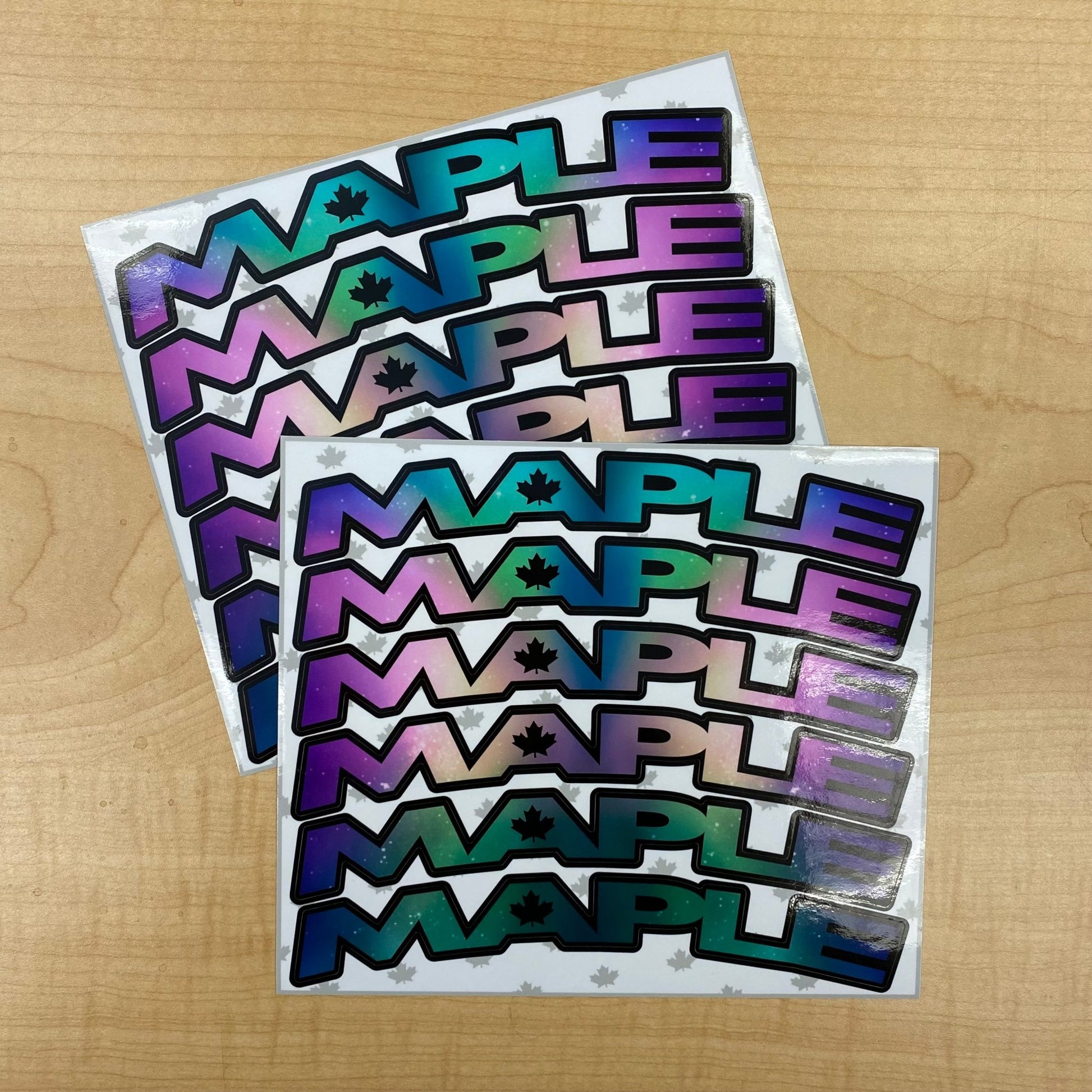 Maple Super Custom Replacement Decals - Ride Maple