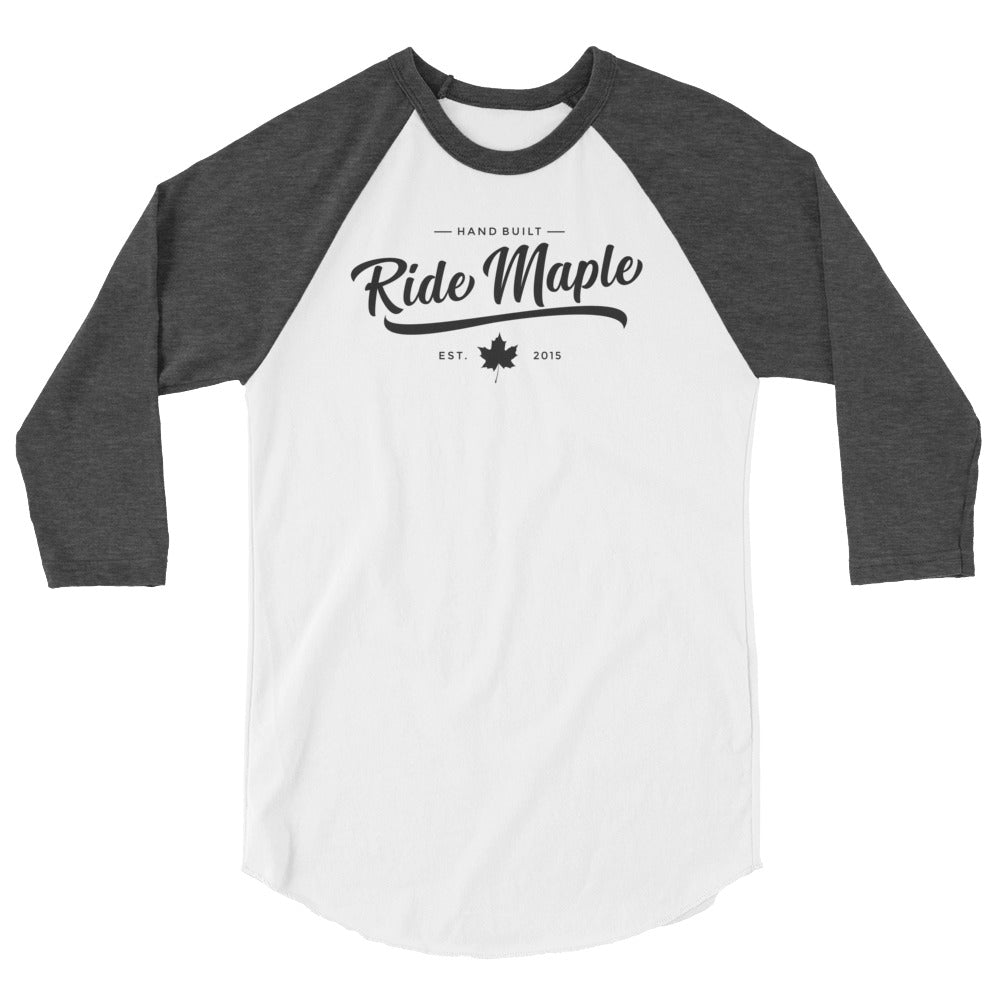 Ride Maple Classy Blk Baller 3/4 Tee - Unisex - Ride Maple