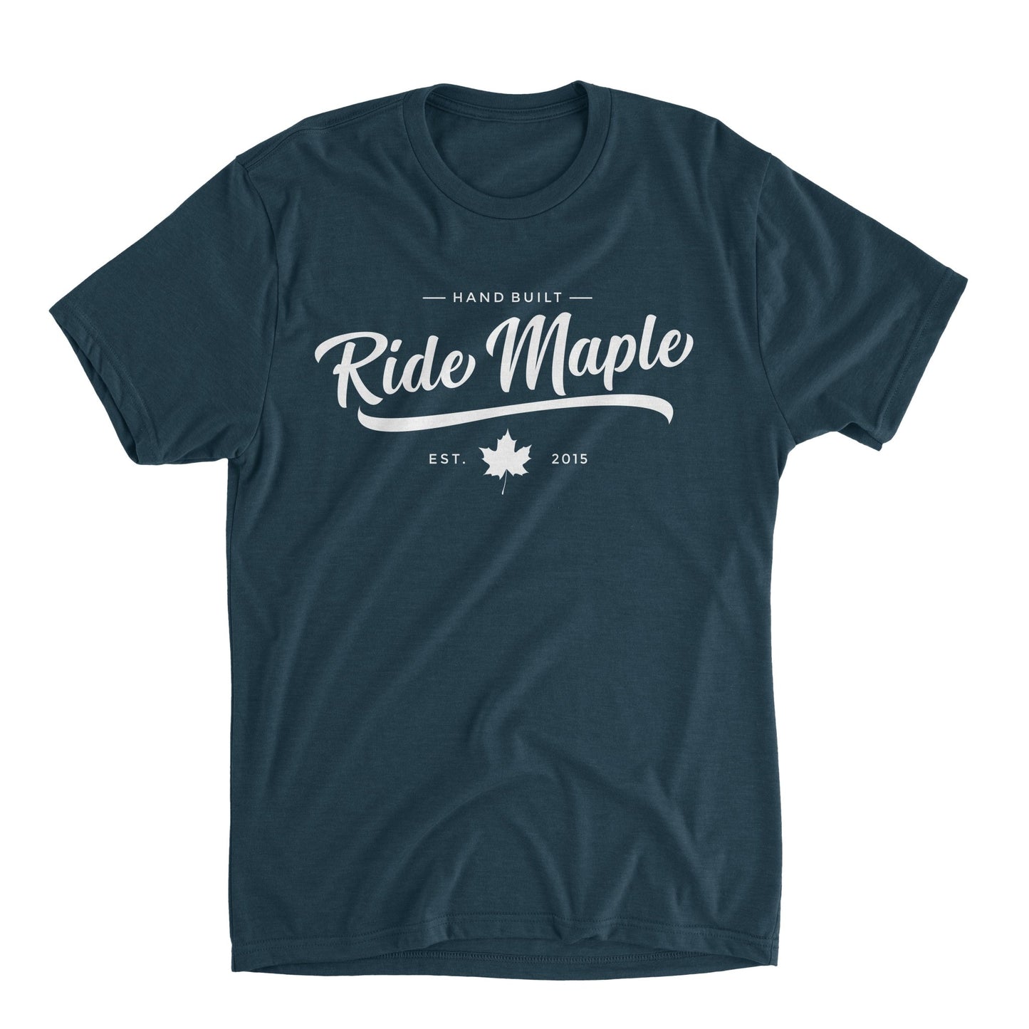 Ride Maple Classy Tee White Ink - Ride Maple