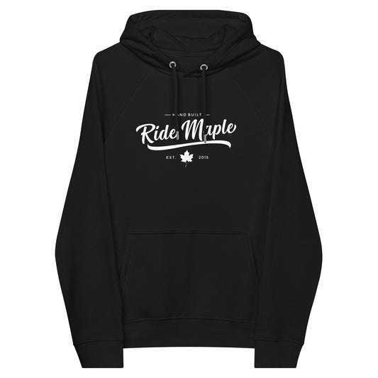 Ride Maple Classy White Eco Hoodie - Unisex - Ride Maple