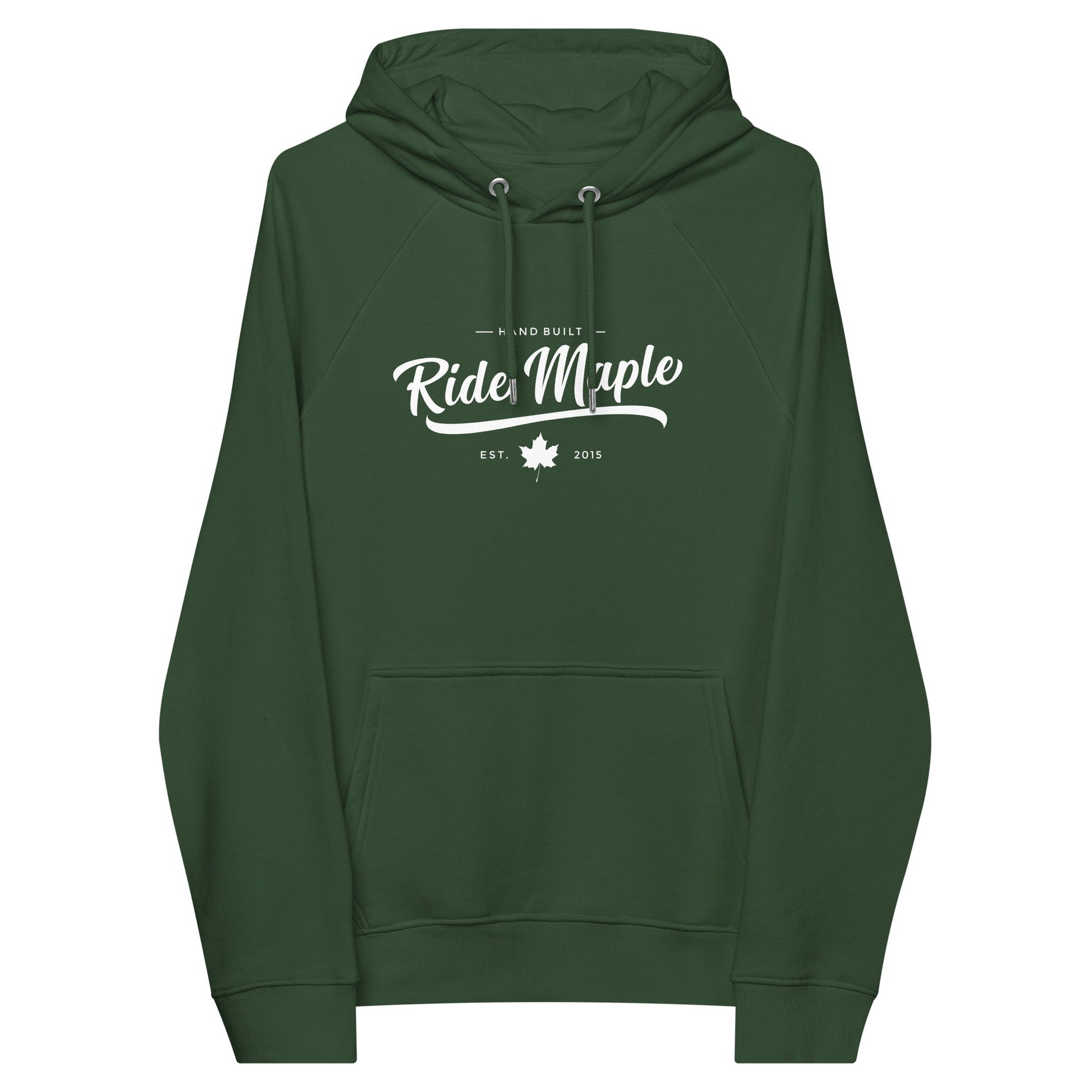Ride Maple Classy White Eco Hoodie - Unisex - Ride Maple