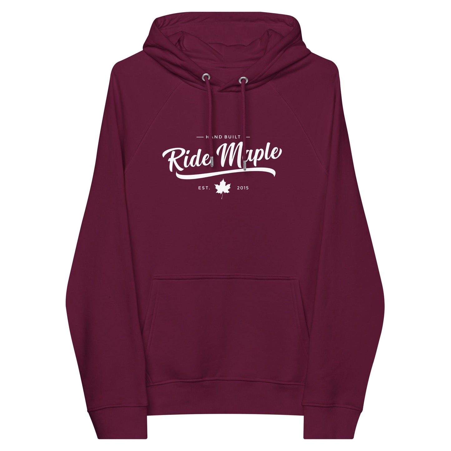 Ride Maple Classy White Eco Hoodie - Unisex - Ride Maple