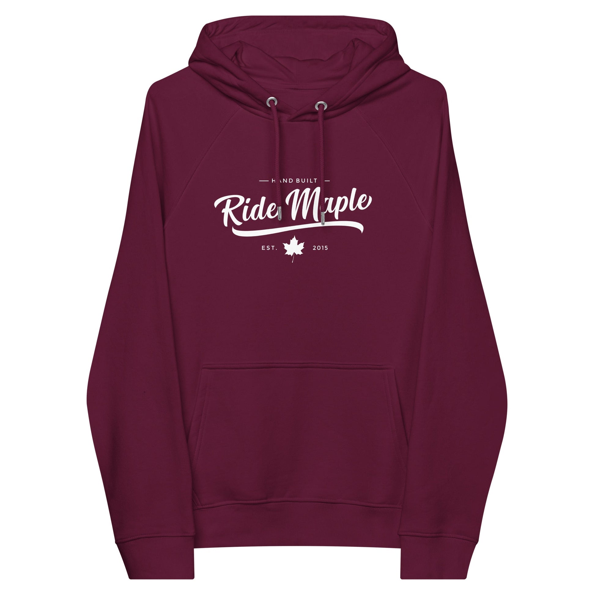 Ride Maple Classy White Eco Hoodie - Unisex - Ride Maple