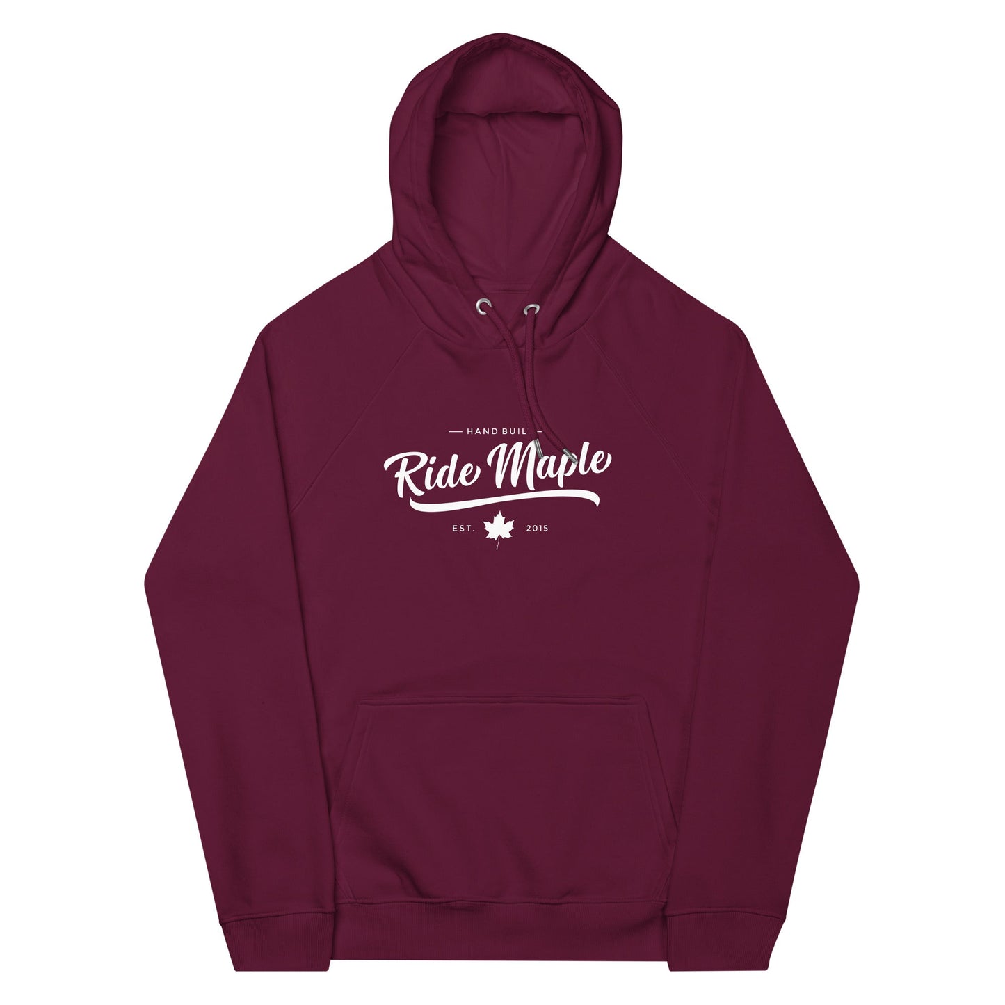 Ride Maple Classy White Eco Hoodie - Unisex - Ride Maple