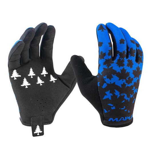 Maple LOTW SendIt Gloves - Process Blue / Black (Final Sale) - Ride Maple