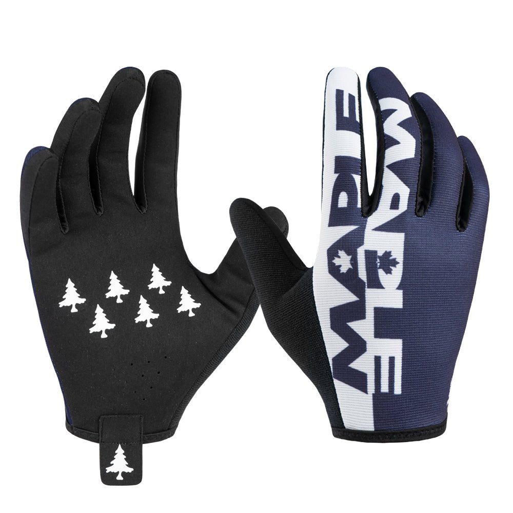 Maple Flip Gloves - Navy & White - Ride Maple