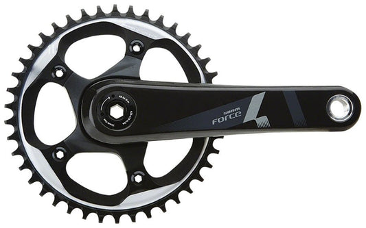 SRAM Force 1 Crankset - 175mm, 10/11-Speed, 42t, 110 BCD, GXP Spindle Interface, Black - Ride Maple