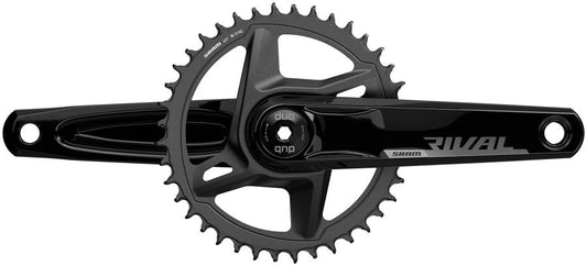 SRAM Rival 1 AXS Wide Crankset - 175mm, 12-Speed, 40t, 8-Bolt Direct Mount, DUB Spindle Interface, Black, D1 - Ride Maple